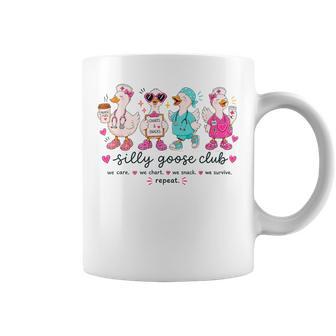 Nurse Silly Goose Club Nursing School Healthcare Nurse Coffee Mug | Seseable UK