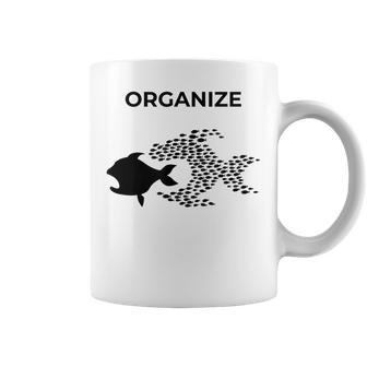 Organisez Laolidarité Graphique Des Poissonsyndicaux Tasse - Cadeauxyz