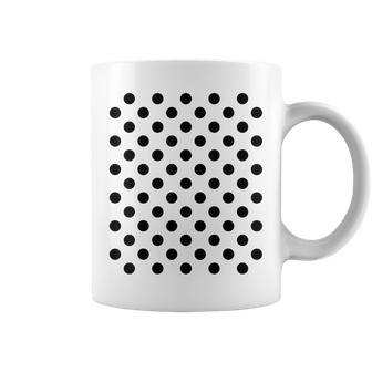 Polka Dots Red And Black For Girls Polka-Dot Coffee Mug - Thegiftio UK