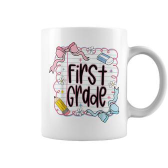 Preppy Back To School First Day Of School 1St Grade Teacher Coffee Mug - Thegiftio UK