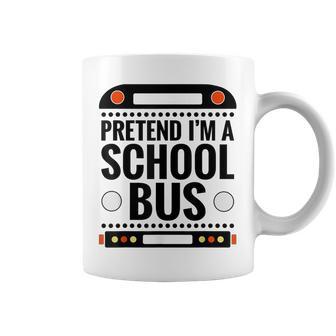 Pretend I'm A School Bus Halloween Costume For Adults & Kids Coffee Mug | Seseable UK