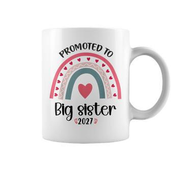 Promoted Big Sister 2027 Big Sister Announcement Coffee Mug - Thegiftio UK