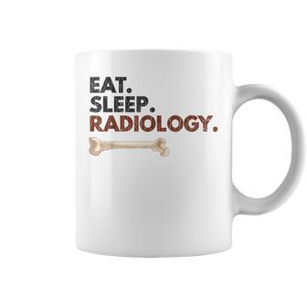 Radiologue Drôle Manger Dormir Radiologie Graphique Tasse - Cadeauxyz