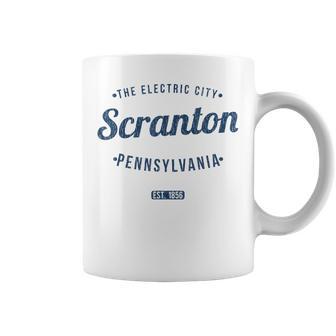 Recuerdo Deiajeintage Decranton Pennsylvaniacranton Taza de café - Regaloses