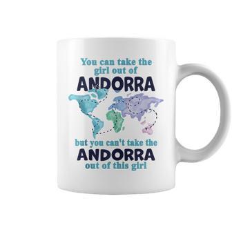 Reubicación De Andorra Chica Orgullosa De Andorra In Mangas Taza de café - Regaloses
