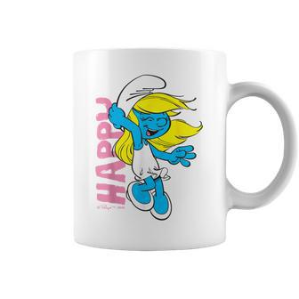 Schtroumpfschtroumpfette Happymile Friends Dessin Animé Classique Années 80 90 Tasse - Cadeauxyz
