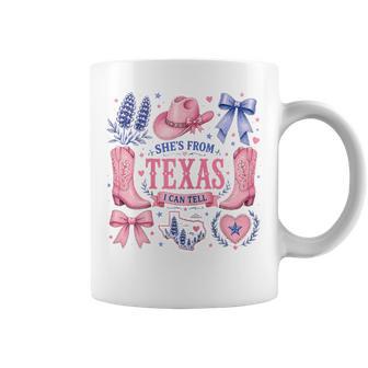 Shes From Texas I Can Tell State Southern Girls Texas Pride Coffee Mug | Seseable UK