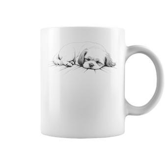 Shih Tzu Dog Sleeping Idea Coffee Mug - Thegiftio UK