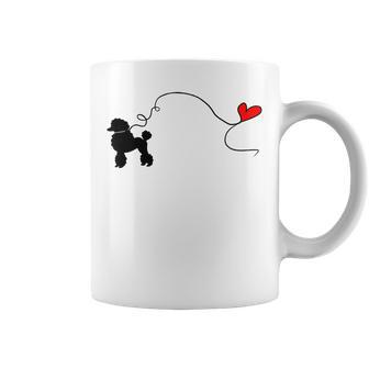 Sock Hop 50S Costume Poodle Cute Poodle 1950'S Heart Coffee Mug - Thegiftio UK