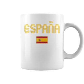 Spain Flag Vintage Espana Pride Spanish Kids Red Coffee Mug - Thegiftio UK
