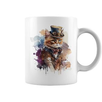 Steampunk Chat Kitty Chatonteam Punk Tasse - Cadeauxyz