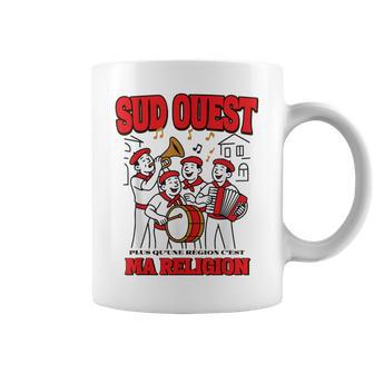 Tenue Feria Rouge & Blanc Fiertéud Ouest Musique Landaise Tasse - Cadeauxyz