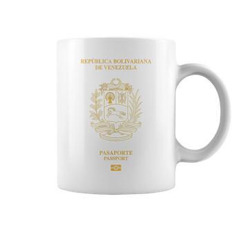 Venezuela Passport Emblem Coffee Mug - Thegiftio UK