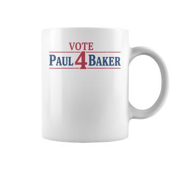 Vote Paul 4 Baker Vintage Retro Campaign Coffee Mug | Seseable UK