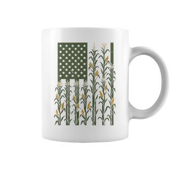 Youth Corn Us America Flag Farmer Farm Kids Coffee Mug - Thegiftio UK