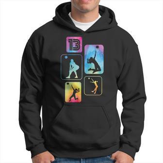13 Cumpleaños Niña Jugador Deoleibololeibol 13 Años Sudadera - Regaloses