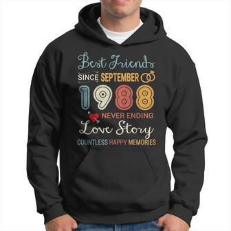 1988Eptiembre Aniversario De Boda De Parejas Sudadera - Regaloses