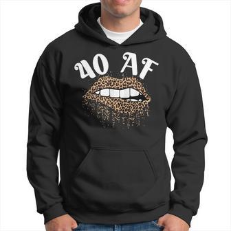 40 Afexy Leopard Print Labios 40 Años 40 Cumpleaños Fiesta Sudadera - Regaloses