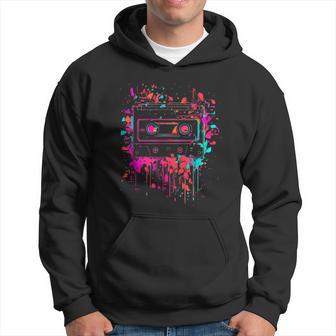 80Er 90Er Jahre Retro Partyerkleidung Kassette Tape Kapuzenpullover - Geschenkecke