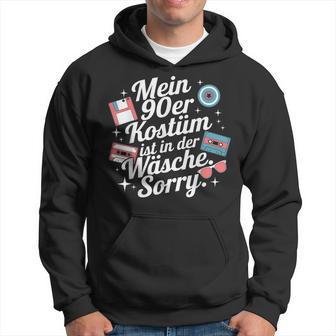 90Er Party Kostüm Ist In Der Wäsche Retro Outfit Neunziger Kapuzenpullover - Geschenkecke