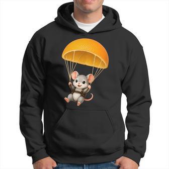 Adorableouris Avec Parachute Orange Motif Animal Fruité Sweat à capuche - Cadeauxyz