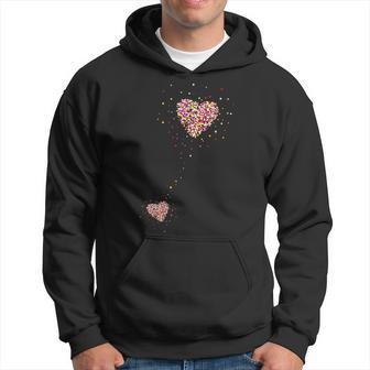 Anuncio De Embarazo Madre Mamá Dos Corazones In Mangas Sudadera - Regaloses