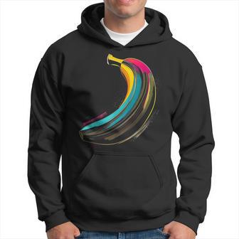 Banane Illustration Graphique Colorée Fruits Art Banane Sweat à capuche - Cadeauxyz