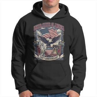 Bandera De América 250 Aniversario Eagle & Liberty Usa 250 Años Manga Larga Sudadera - Regaloses