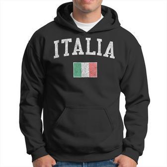 Bandera De Italia Con Diseñointage Aspecto Retro Desgastado In Mangas Sudadera - Regaloses