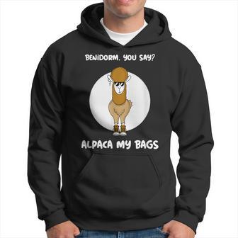 Benidorm ¿Dices Alpaca Mis Bolsas Sudadera - Regaloses