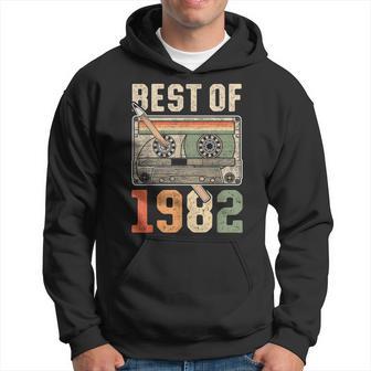 Best Of 1982 Alte Kassette 44 Geburtstag Retro Kapuzenpullover - Geschenkecke