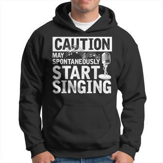 Cadeau Pour Un Chanteur Broadwaycène Théâtre Musical Sweat à capuche - Cadeauxyz