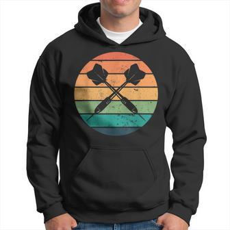 Cible De Fléchettes Rétro Graphique Bullseye Triple 30 Sweat à capuche - Cadeauxyz