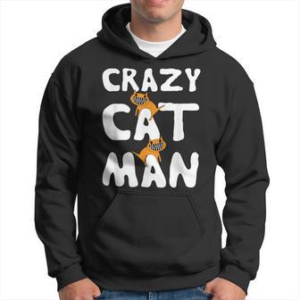 Crazy Cat Man Para Hombre Amante De Los Gatos Sudadera - Regaloses