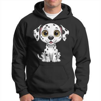 Dálmata Lindo Perro De Dibujos Animados Con Ojos Grandes Sudadera - Regaloses