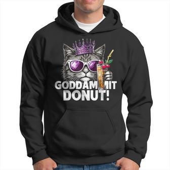 De Meme De Gato Princesa Donut Estilo Divertido De Dibujos Animados Kawaii Sudadera - Regaloses