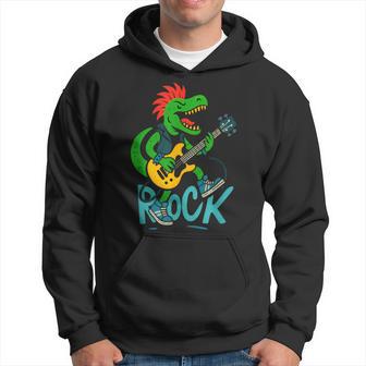 Dinosaure Rock And Roll Dinosaure Punk Groupe De Rock Amusant Pour Enfants Sweat à capuche - Cadeauxyz