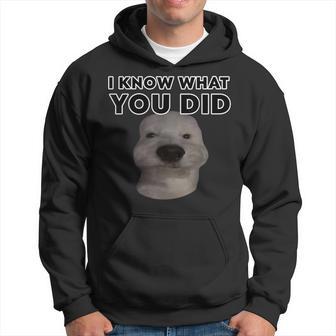 Diseño Divertido De Meme De Perro Con Texto En Inglés I Know What You Did Sudadera - Regaloses