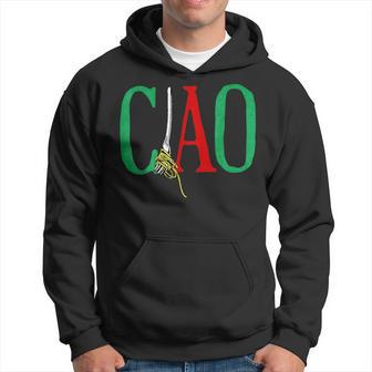 Divertida Italiana Ciao Frase De Hola Y Adiós Sudadera - Regaloses
