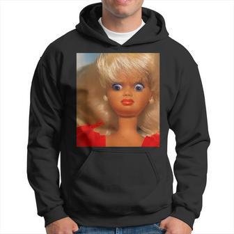 Divertido Cara Muñeca Meme Desagradable Juzgar Expresión Humor Sudadera - Regaloses