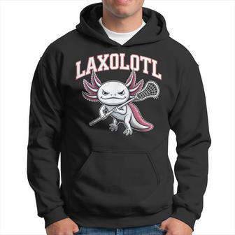 Divertido Jugador De Lacrosse De Laxolotl Axolotl Sudadera - Regaloses