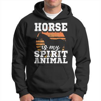 El Caballo Es Mi Animal Espiritual Sudadera - Regaloses