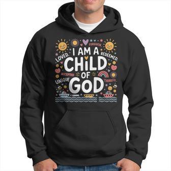 Enfant De Dieu Chrétien Rétro Jésus Foi Sweat à capuche - Cadeauxyz