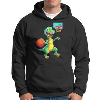 Enfant Dinosaure Joueur De Basket Pour Enfants Sweat à capuche - Cadeauxyz