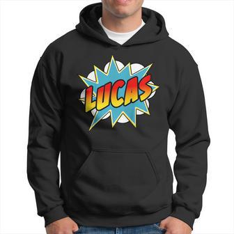 Enfant Lucas Nom De Bande Dessinéeuper-Héros Pour Garçon Sweat à capuche - Cadeauxyz