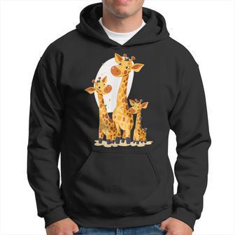 Familia De Jirafas Con Niños Para Los Amantes De Los Disfraces Sudadera - Regaloses