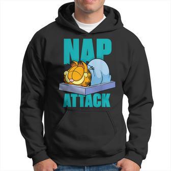 Garfield Nap Timeleepy Tired Cat Années 80 Et 90 Dessin Animé Classique Sweat à capuche - Cadeauxyz