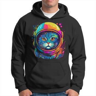 Gato Astronauta Espacial Regalos Gato Espacial Sudadera - Regaloses