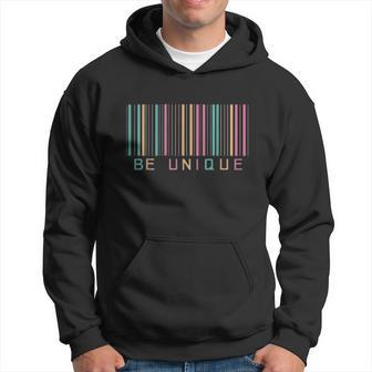 Icône De Code Barresintage Be Unique Êtements Graphiques Sweat à capuche - Cadeauxyz