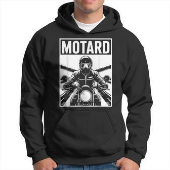 Idée Moto Motard Homme Garçon Motifilhouette Motard Sweat à capuche - Cadeauxyz